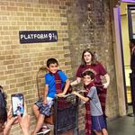 Harry Potter's Platform 9 3/4 at King's Cross station