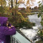 October 2018 - Audrey age 8 at Lachine rapids