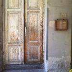 Interior doorway to the rightmost building